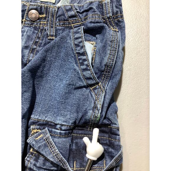 OshKosh B’gosh Denim Cargo Jeans Kids Size 8 – Utility, Casual, Durable - Picture 4 of 8